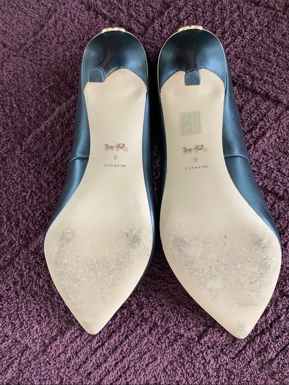 Coach black Pointed-Toe Pumps - Picture 3 of 12